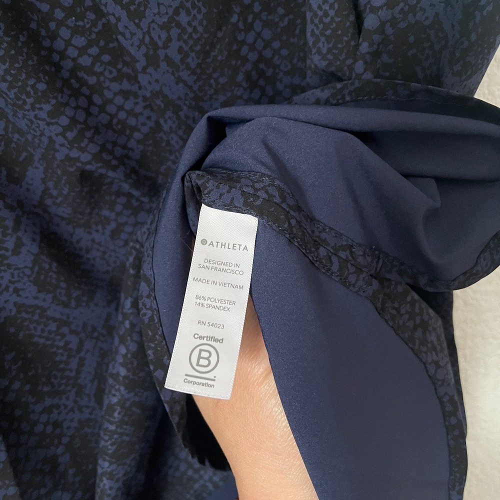 Athleta Blue Python Zephyr Print Tank - image 6